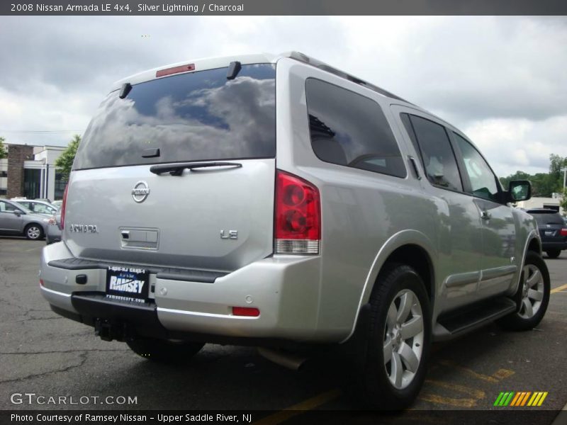 Silver Lightning / Charcoal 2008 Nissan Armada LE 4x4