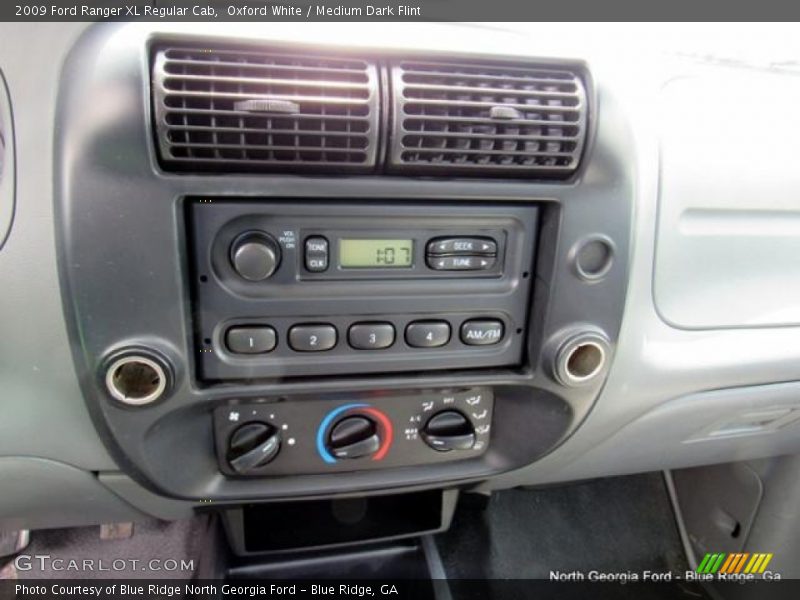 Oxford White / Medium Dark Flint 2009 Ford Ranger XL Regular Cab