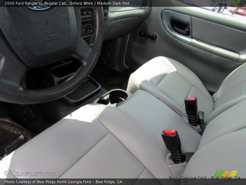 Oxford White / Medium Dark Flint 2009 Ford Ranger XL Regular Cab