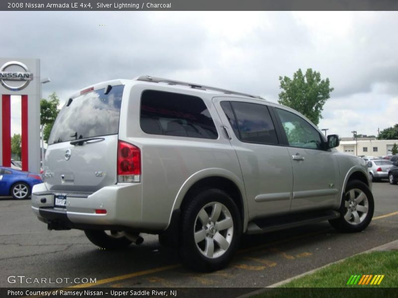 Silver Lightning / Charcoal 2008 Nissan Armada LE 4x4