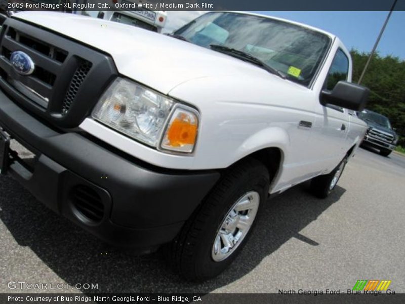 Oxford White / Medium Dark Flint 2009 Ford Ranger XL Regular Cab