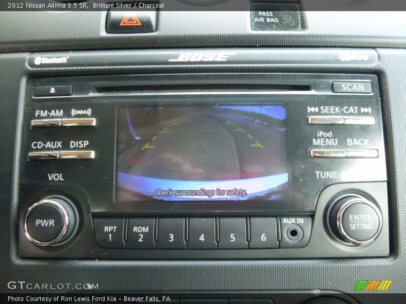 Brilliant Silver / Charcoal 2012 Nissan Altima 3.5 SR