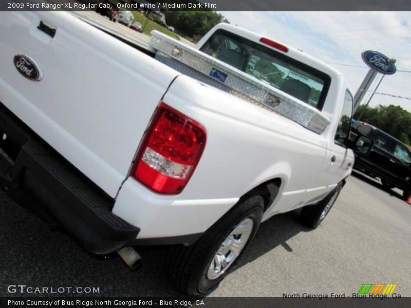 Oxford White / Medium Dark Flint 2009 Ford Ranger XL Regular Cab
