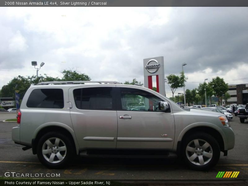 Silver Lightning / Charcoal 2008 Nissan Armada LE 4x4