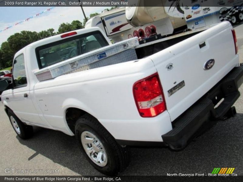Oxford White / Medium Dark Flint 2009 Ford Ranger XL Regular Cab