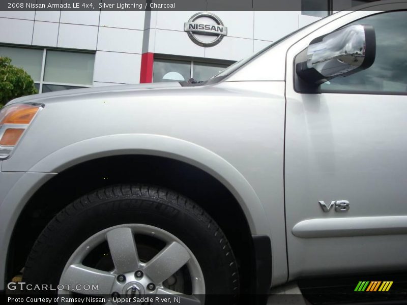 Silver Lightning / Charcoal 2008 Nissan Armada LE 4x4