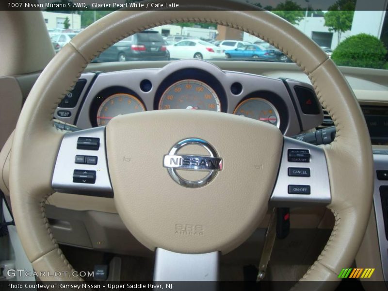 Glacier Pearl White / Cafe Latte 2007 Nissan Murano S AWD