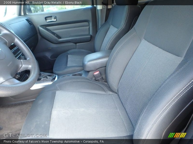 Boulder Gray Metallic / Ebony Black 2008 Hummer H3