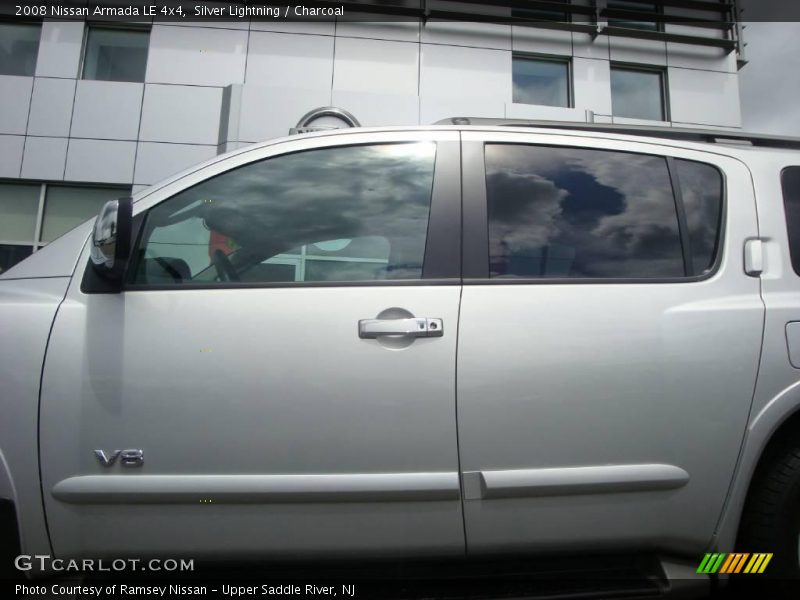 Silver Lightning / Charcoal 2008 Nissan Armada LE 4x4