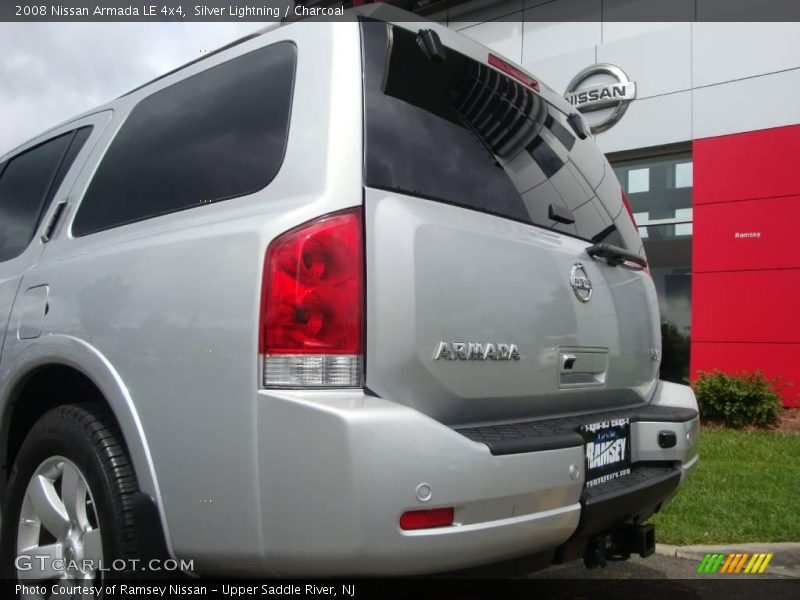 Silver Lightning / Charcoal 2008 Nissan Armada LE 4x4