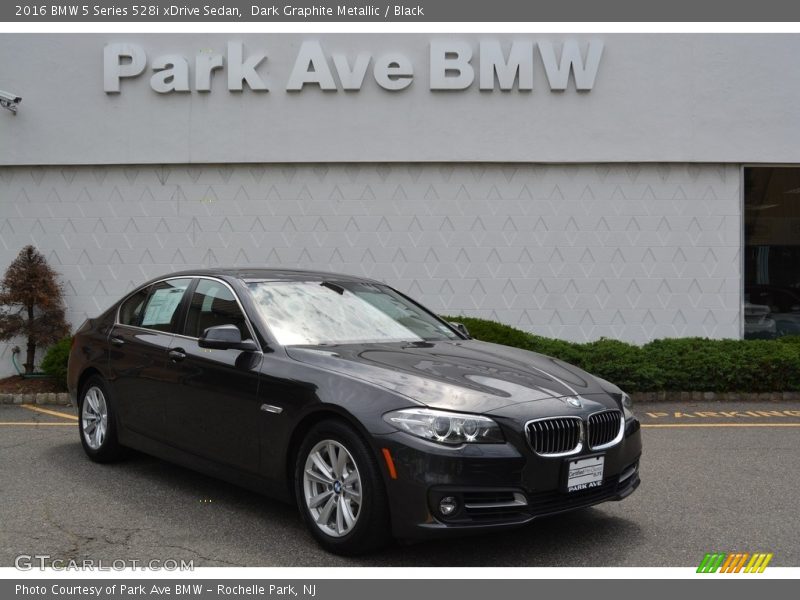 Dark Graphite Metallic / Black 2016 BMW 5 Series 528i xDrive Sedan