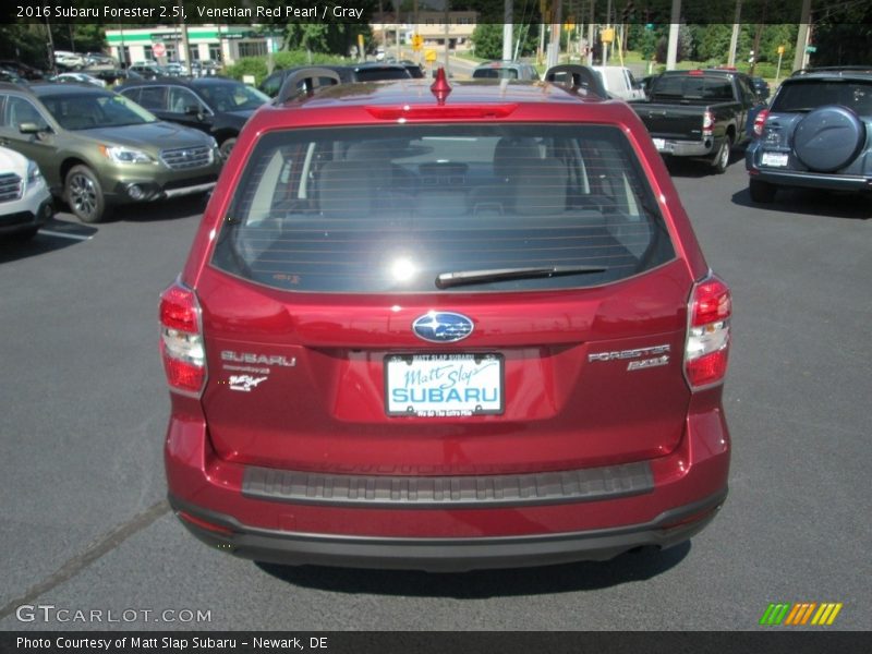 Venetian Red Pearl / Gray 2016 Subaru Forester 2.5i