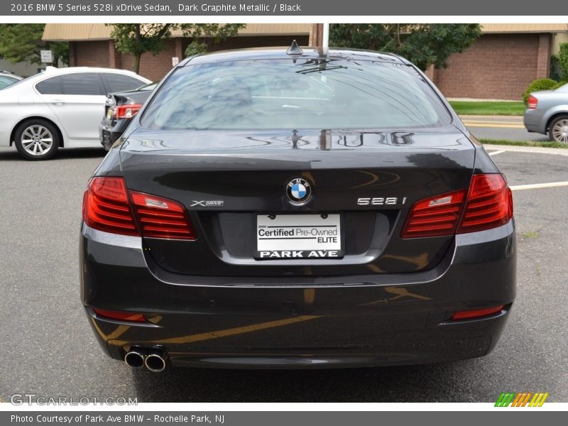 Dark Graphite Metallic / Black 2016 BMW 5 Series 528i xDrive Sedan