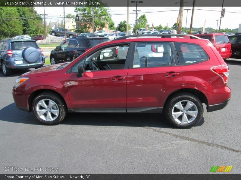 Venetian Red Pearl / Gray 2016 Subaru Forester 2.5i