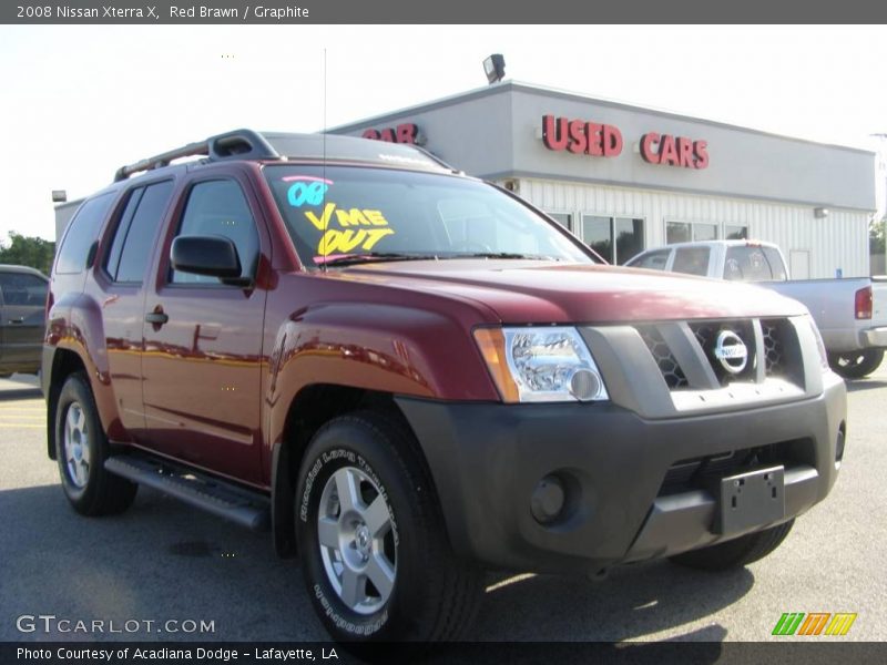 Red Brawn / Graphite 2008 Nissan Xterra X