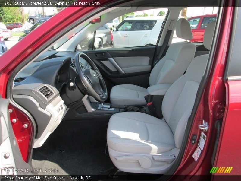 Venetian Red Pearl / Gray 2016 Subaru Forester 2.5i