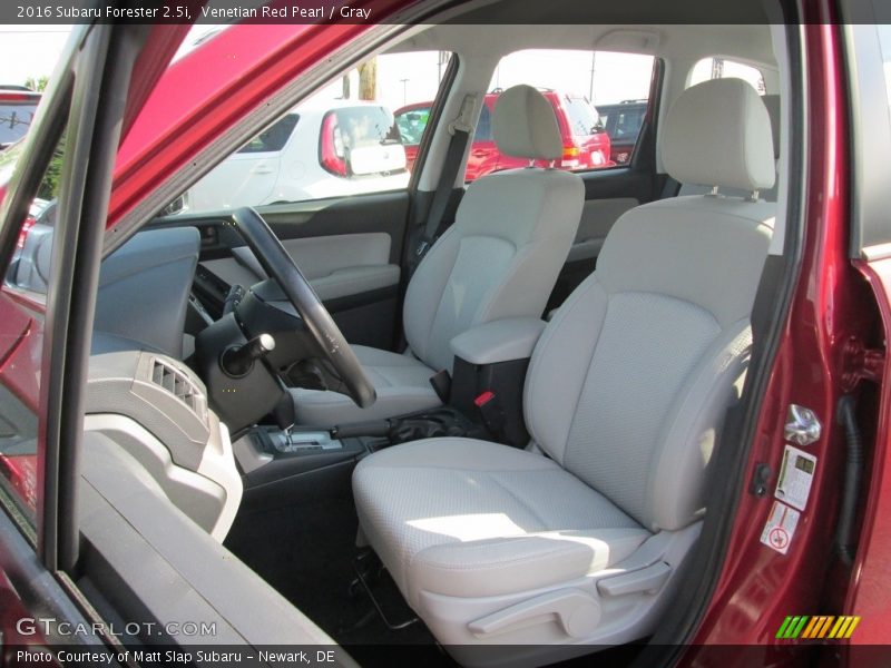 Venetian Red Pearl / Gray 2016 Subaru Forester 2.5i