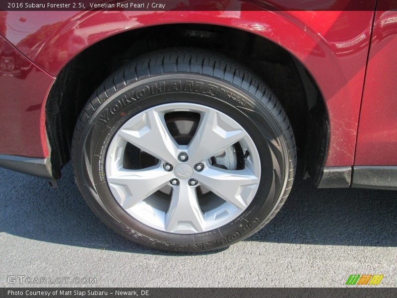 Venetian Red Pearl / Gray 2016 Subaru Forester 2.5i