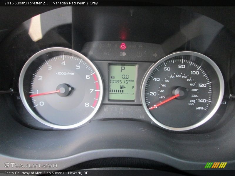 Venetian Red Pearl / Gray 2016 Subaru Forester 2.5i