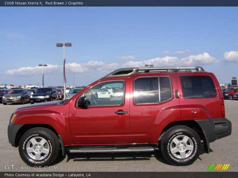 Red Brawn / Graphite 2008 Nissan Xterra X