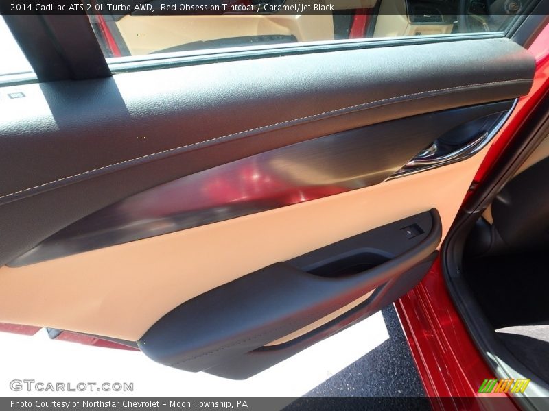 Red Obsession Tintcoat / Caramel/Jet Black 2014 Cadillac ATS 2.0L Turbo AWD