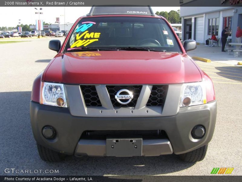 Red Brawn / Graphite 2008 Nissan Xterra X