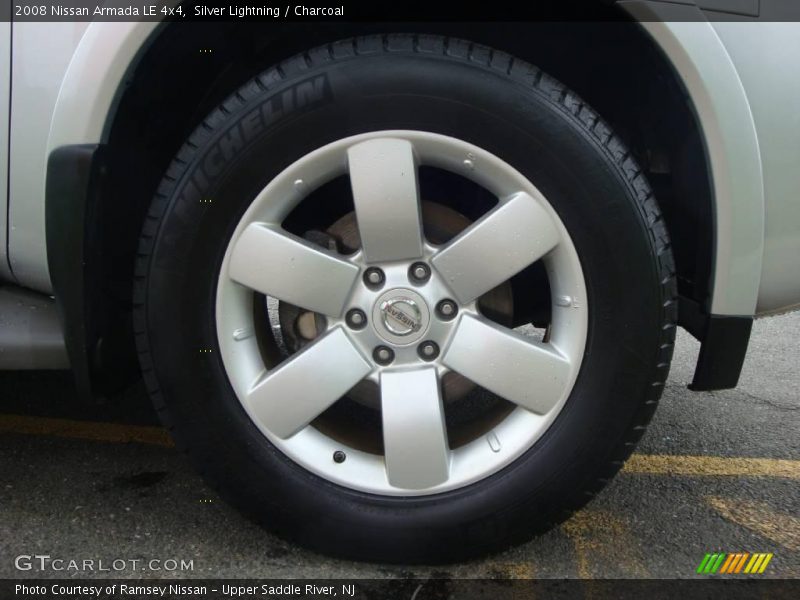 Silver Lightning / Charcoal 2008 Nissan Armada LE 4x4