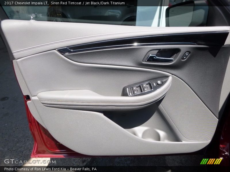 Siren Red Tintcoat / Jet Black/Dark Titanium 2017 Chevrolet Impala LT