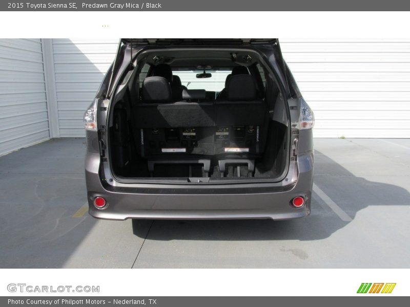 Predawn Gray Mica / Black 2015 Toyota Sienna SE