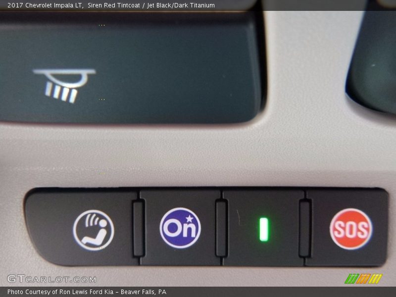 Siren Red Tintcoat / Jet Black/Dark Titanium 2017 Chevrolet Impala LT