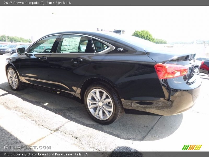 Black / Jet Black 2017 Chevrolet Impala LT