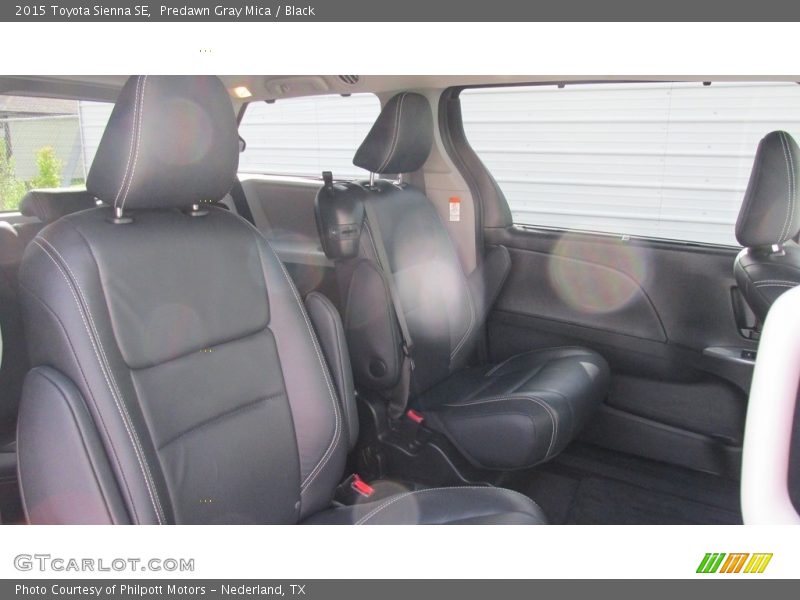 Predawn Gray Mica / Black 2015 Toyota Sienna SE