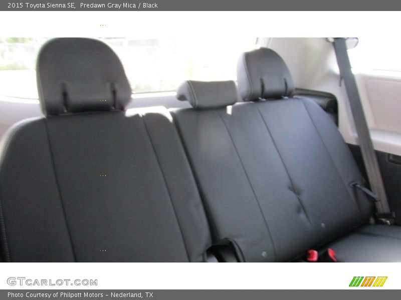 Predawn Gray Mica / Black 2015 Toyota Sienna SE