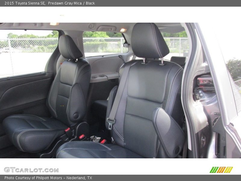 Predawn Gray Mica / Black 2015 Toyota Sienna SE