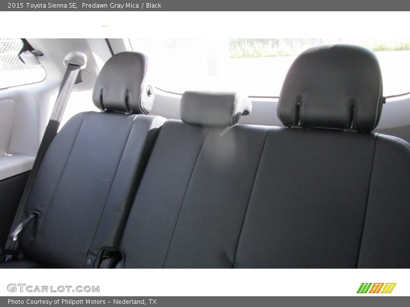 Predawn Gray Mica / Black 2015 Toyota Sienna SE