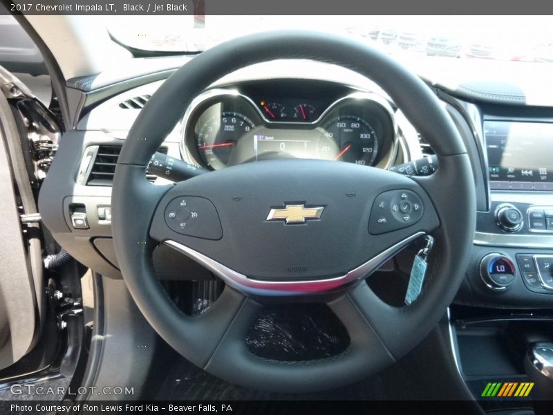 Black / Jet Black 2017 Chevrolet Impala LT