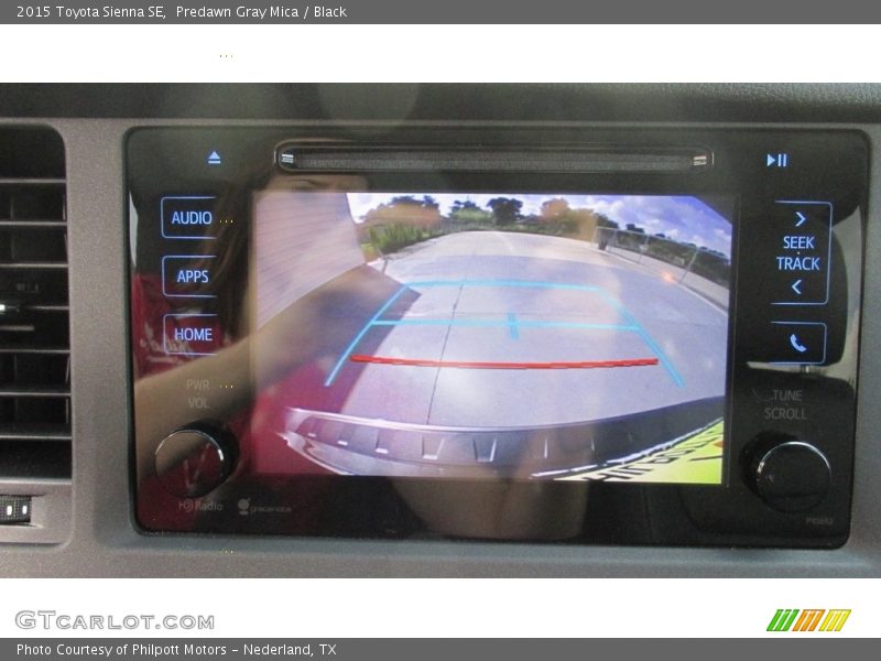 Predawn Gray Mica / Black 2015 Toyota Sienna SE