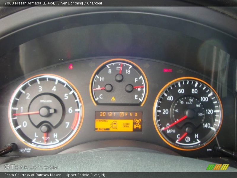 Silver Lightning / Charcoal 2008 Nissan Armada LE 4x4