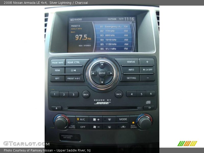 Silver Lightning / Charcoal 2008 Nissan Armada LE 4x4
