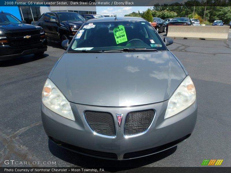 Dark Steel Gray Metallic / Ebony Black 2008 Pontiac G6 Value Leader Sedan