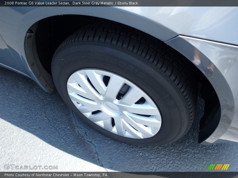 Dark Steel Gray Metallic / Ebony Black 2008 Pontiac G6 Value Leader Sedan