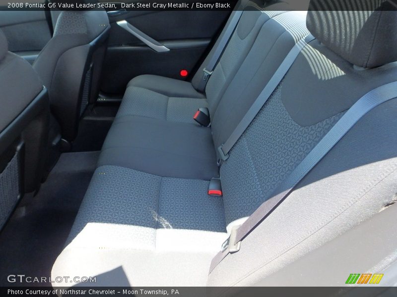 Dark Steel Gray Metallic / Ebony Black 2008 Pontiac G6 Value Leader Sedan