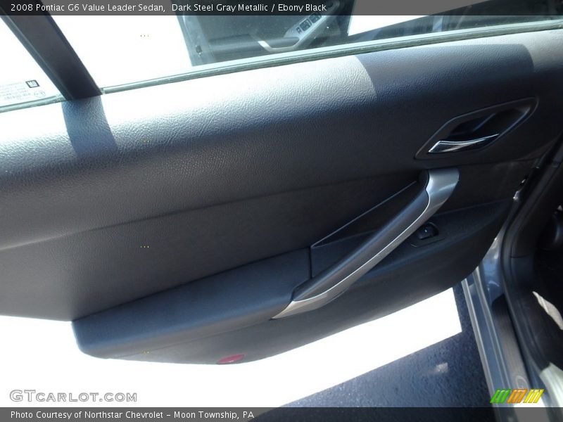 Dark Steel Gray Metallic / Ebony Black 2008 Pontiac G6 Value Leader Sedan