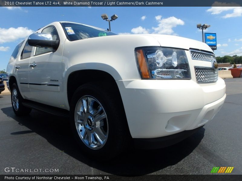White Diamond Tricoat / Light Cashmere/Dark Cashmere 2010 Chevrolet Tahoe LTZ 4x4