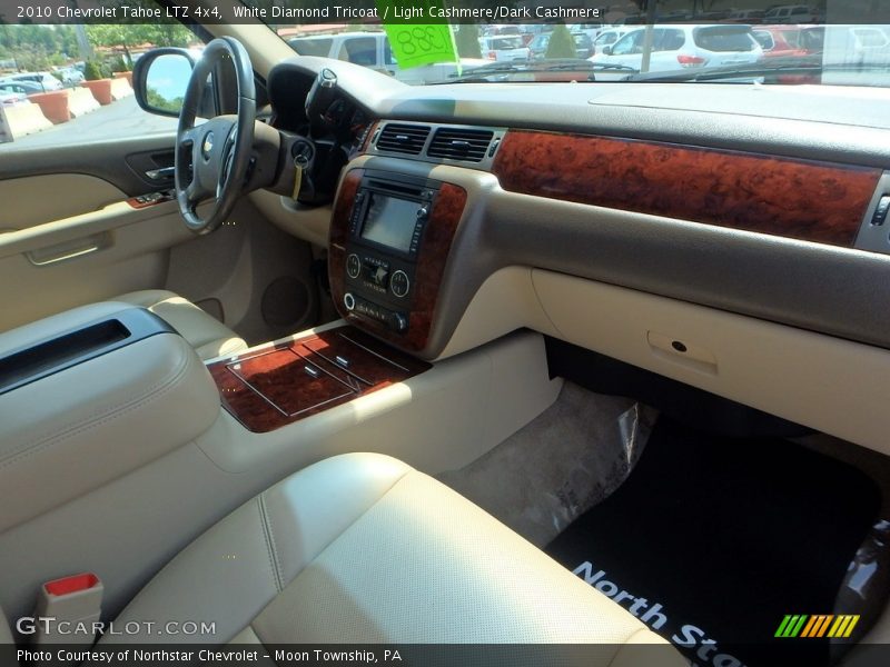 White Diamond Tricoat / Light Cashmere/Dark Cashmere 2010 Chevrolet Tahoe LTZ 4x4