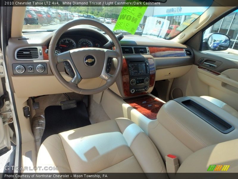 White Diamond Tricoat / Light Cashmere/Dark Cashmere 2010 Chevrolet Tahoe LTZ 4x4