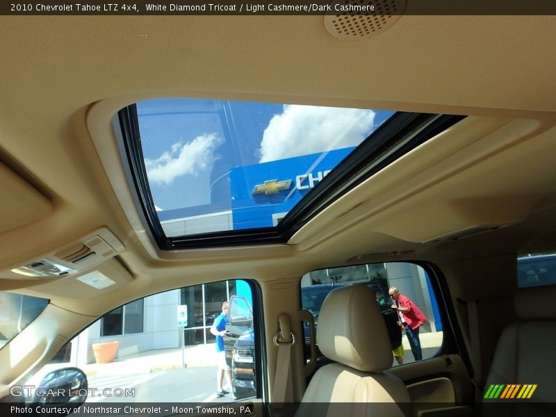 White Diamond Tricoat / Light Cashmere/Dark Cashmere 2010 Chevrolet Tahoe LTZ 4x4