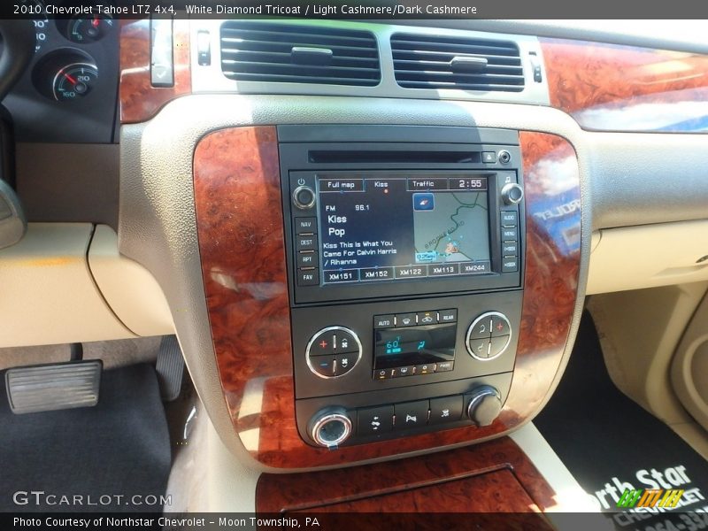 White Diamond Tricoat / Light Cashmere/Dark Cashmere 2010 Chevrolet Tahoe LTZ 4x4