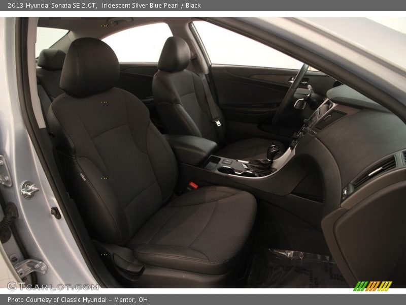 Iridescent Silver Blue Pearl / Black 2013 Hyundai Sonata SE 2.0T