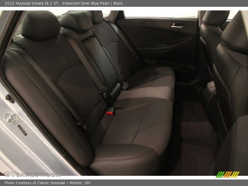 Iridescent Silver Blue Pearl / Black 2013 Hyundai Sonata SE 2.0T